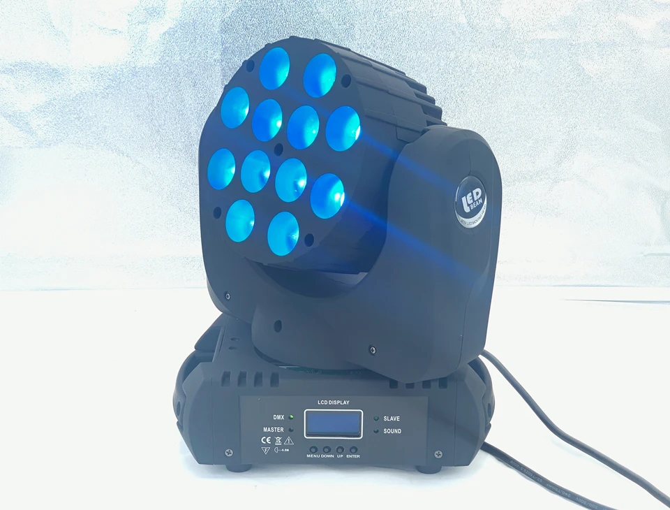 Светодиодный движущаяся головка 12x12 Вт rgbw 4в1, улучшенный цвет, 9/16 dmx каналов, dj, дискотека, вечеринки, шоу, светодиодный, движущаяся головка, моющий луч, lig