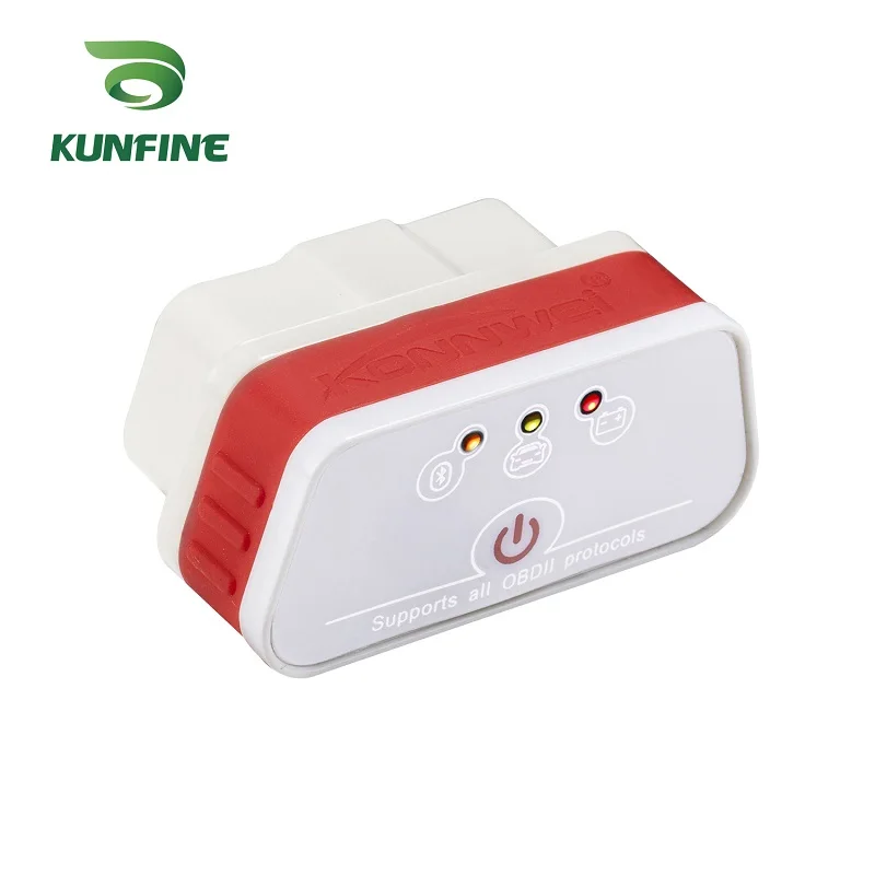 KUNFINE KW901 ELM327 Bluetooth 3 0 ODB2 II диагностический сканер кодов 5 видов цветов выбор для