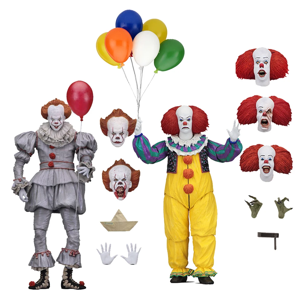 

Экшн-фигурка из фильма «ужас» NECA Joker с воздушными шарами Pennywise, модель игрушки для детей