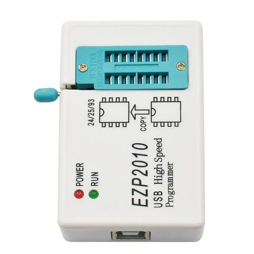 USB 2,0 интерфейс EZP2010 USB SPI программист для 24 25 93 EEPROM 25 флэш-чип биос SOIC8 SOP8 белый