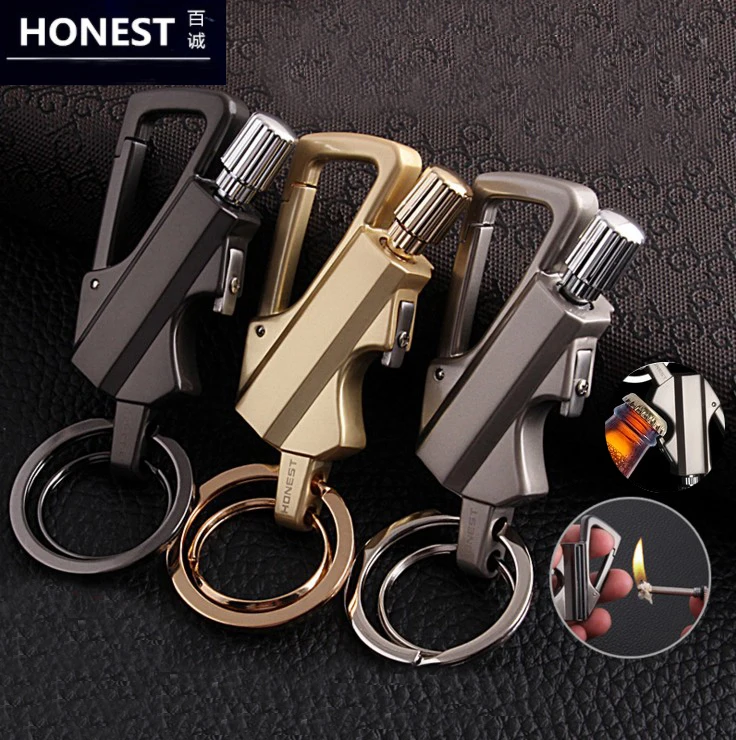 Honest десять тысяч спичек многофункциональный открывалка для бутылок кнопка