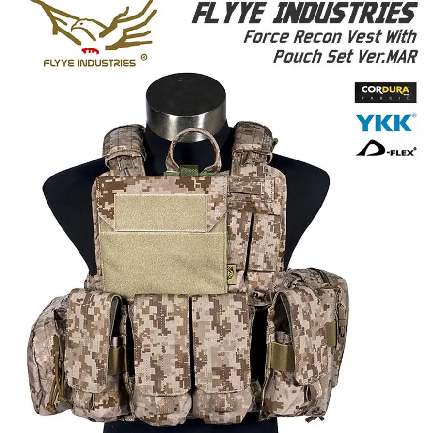 

FLYYE Force Recon Vest with Pouch Set Ver MAR Hunting Vest VT-M004