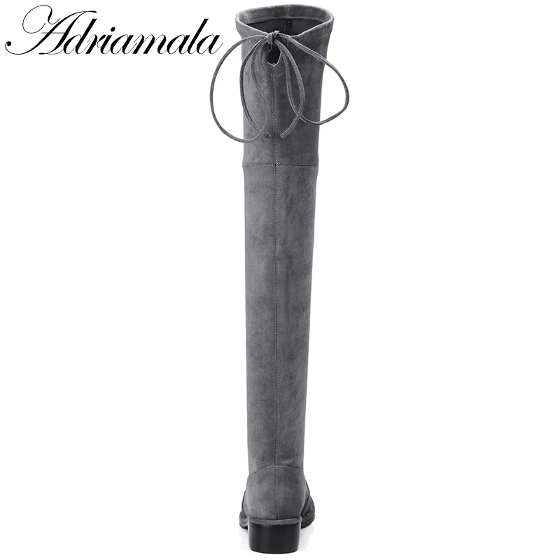 2017 Кожаные Сапоги выше колена и ботинки для девочек Для женщин Брендовая