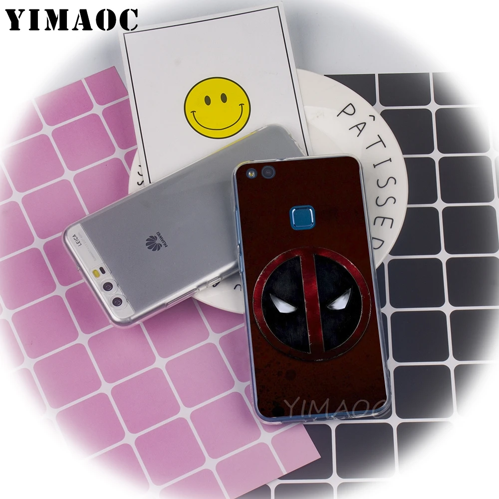 YIMAOC фильма Дэдпул рубашки мягкий чехол для Huawei P8 P9 P10 P20 P30 Lite Pro P smart 2019 TPU Защитный |