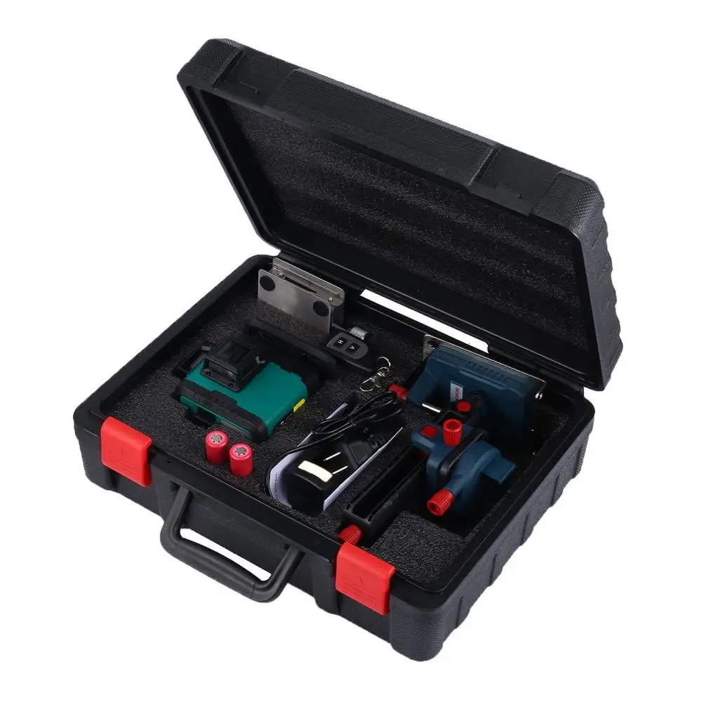 DOVOH 12 Lines Green Light Laser Levels Leveling Instrument Self-leveling Leveler Vertical Horizontal Cross | Инструменты
