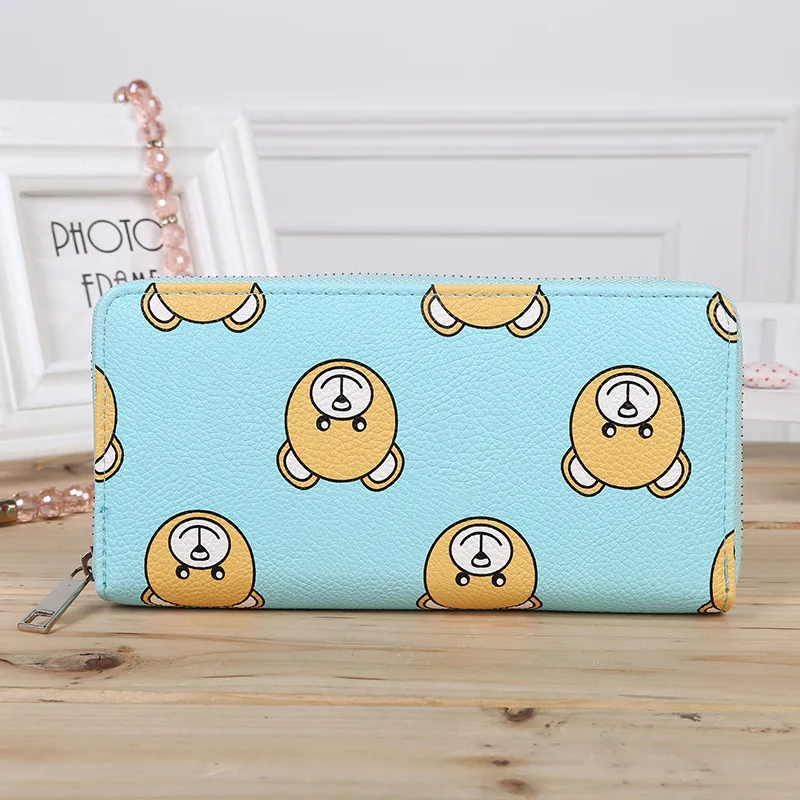 Новинка 2017 года Модные женские высокие кошелек нежный милый медведь мультфильм