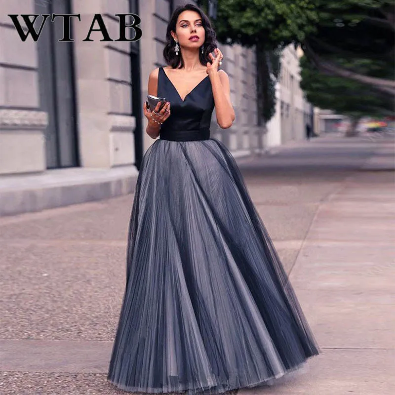 WTAB vestidos 2019 сексуальное летнее платье с открытой спиной Сетчатое лоскутное без