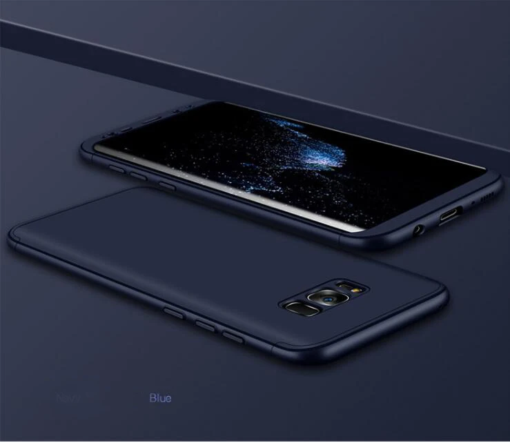 Для samsung Galaxy S8 S9 S6 S7 J6 J7 Премьер случае полная защита 360 антидетонационных ультра