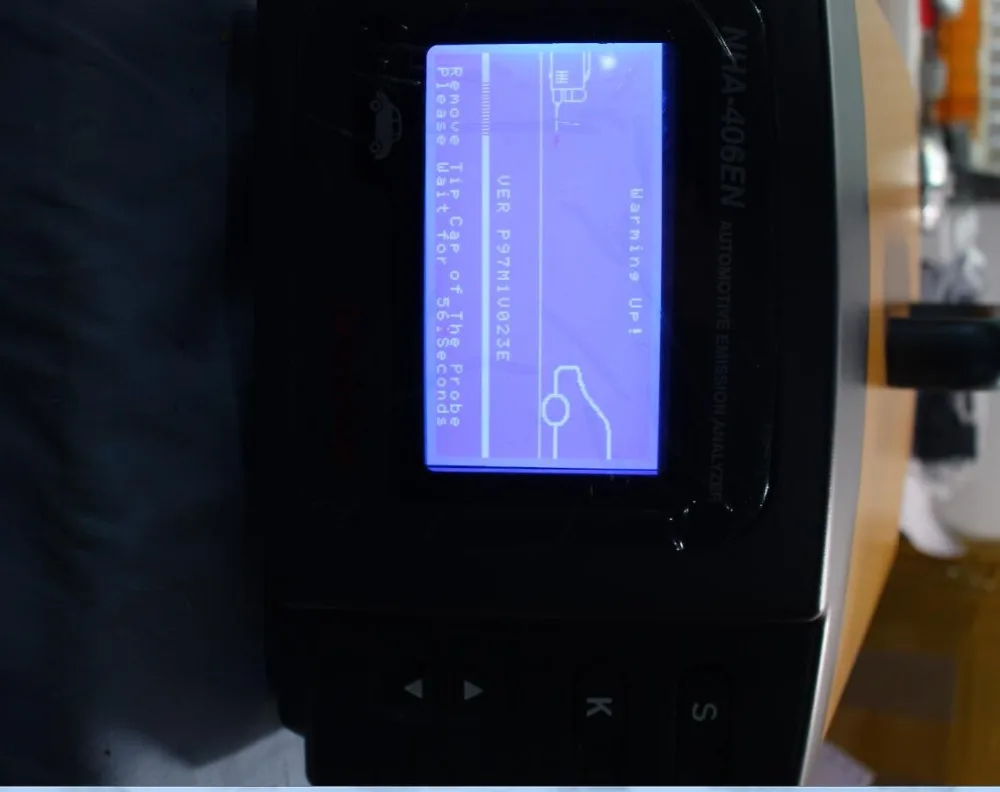 Портативный Автомобильный анализатор выхлопных газов с микропринтером NHA406 110