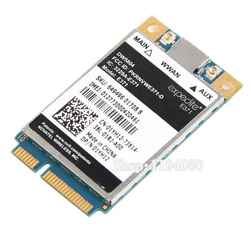 Разблокированный беспроводной DW5804 4G LTE/WWAN мобильный широкополосный доступ 01YH12 E371 PCI-E 3g/4G карты WLAN модуль WCDMA модем