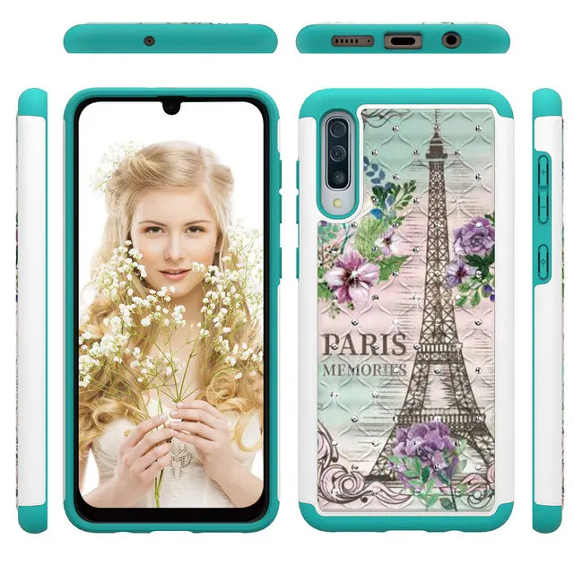 Для Coque samsung A50 чехол Galaxy A20 E A202 A205 A 20 50 30 Роскошная Блестящая Глянцевая задняя панель Etui для samsung Galaxy A30 A20 A20E чехол