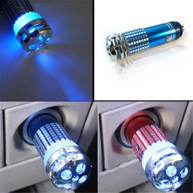 1pc Mini Vehicle Air Purifier Portable 12V Auto Car Fresh Ionic Oxygen Bar Ozone Ionizer Cigarette Lighter Cleaner| |