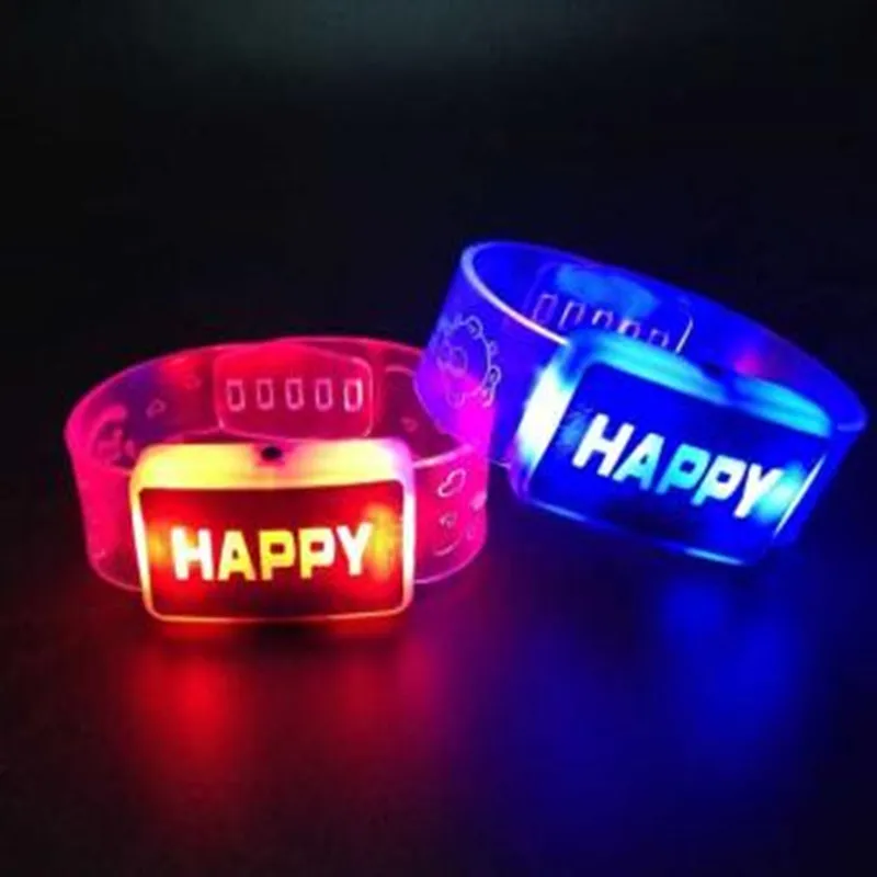 10 шт./лот яркие красивые флуоресцентные светодиодные рождественские аксессуары