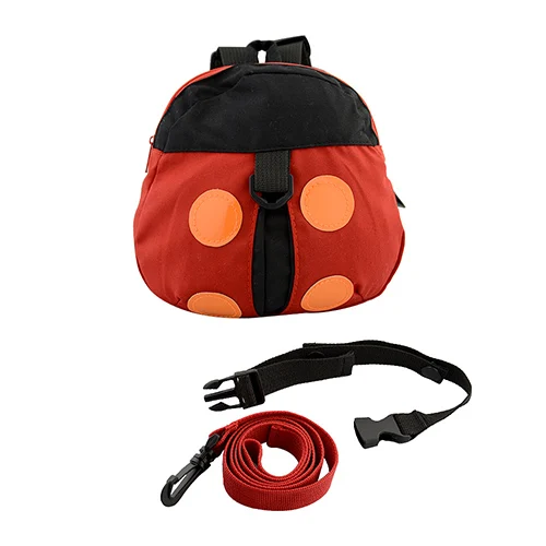 ladybug Детский рюкзак с мультяшным дизайном для обучения и прогулок, сумка для ремня с защитой от потери, регулируемые ремни для детей и поводки, сумки, Детские Безопасные поводки - Цвет: ladybug