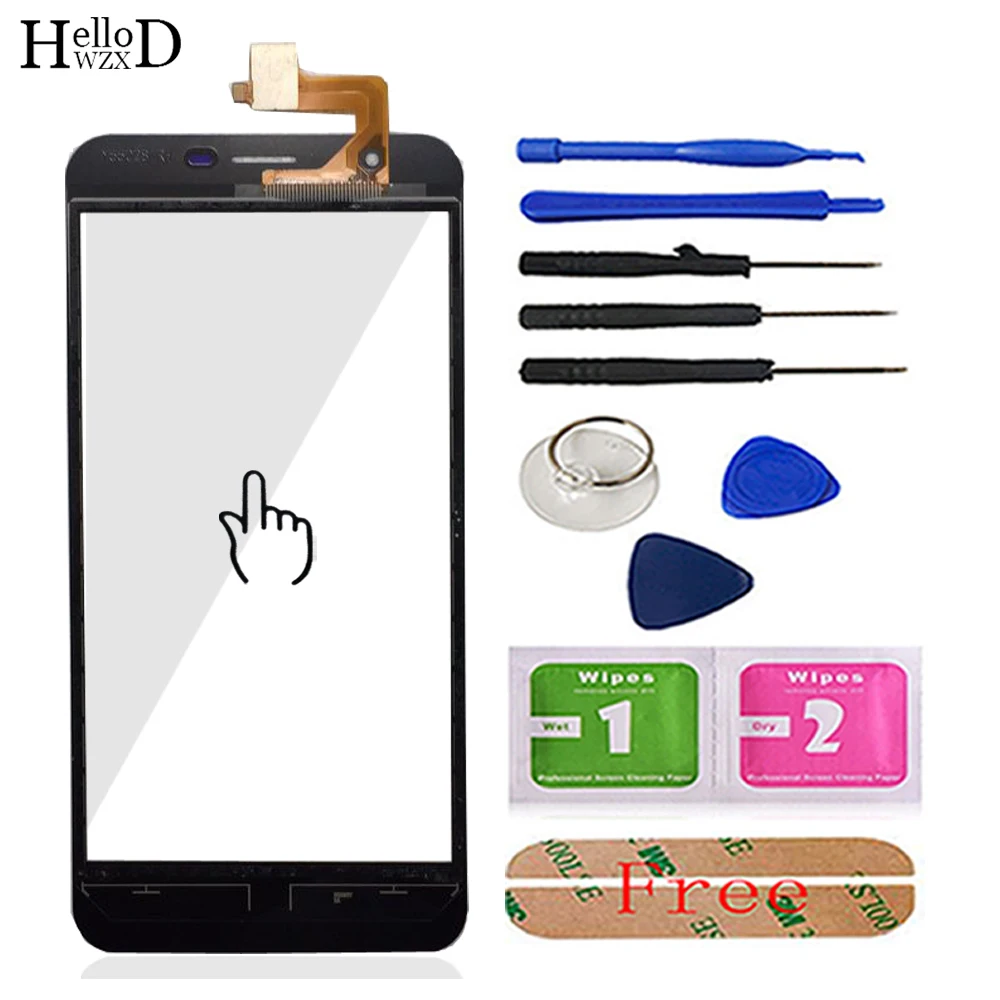 Сенсорный экран Переднее стекло для Oukitel U7 Pro сенсорный экран стекло дигитайзер панель сенсорный экран Объектив сенсор гибкий кабель инструменты клей