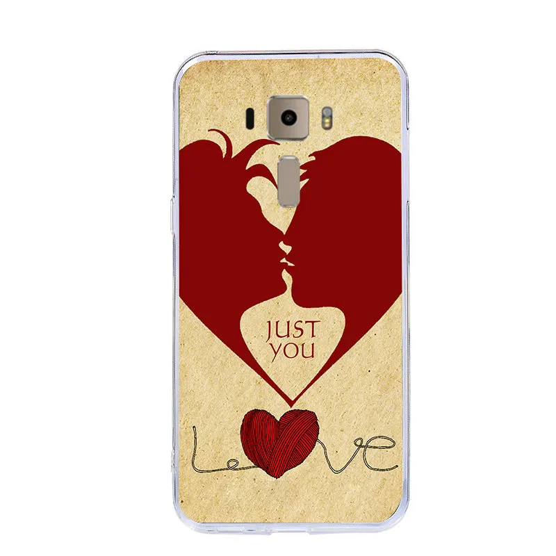 J&ampR Soft Silicone Cover For Asus ZenFone 3 ZE520KL Case Pattern KL/ZE 520 KL Phone Bag Zenfone ZE Cases Printing |