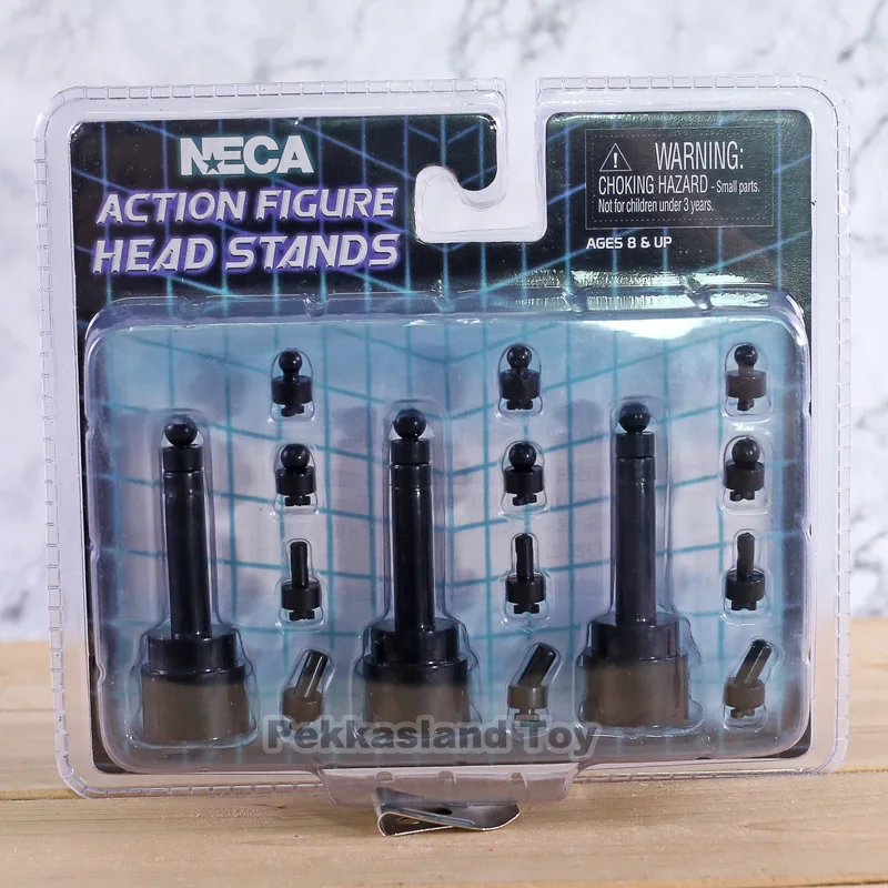 Экшн-фигурки NECA выставочные стенды для головы черные 3 упаковки другие фигурки