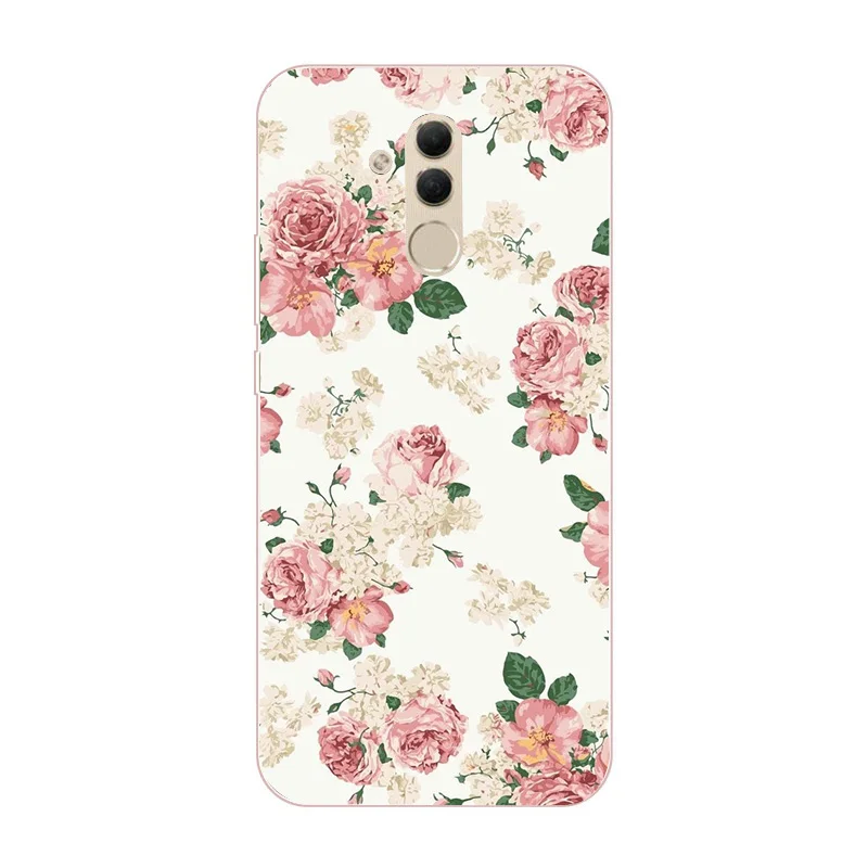 Роскошные Силиконовые чехлы с рисунком для Huawei Mate 20 lite задняя крышка P20 Lite 10 Pro Honor P