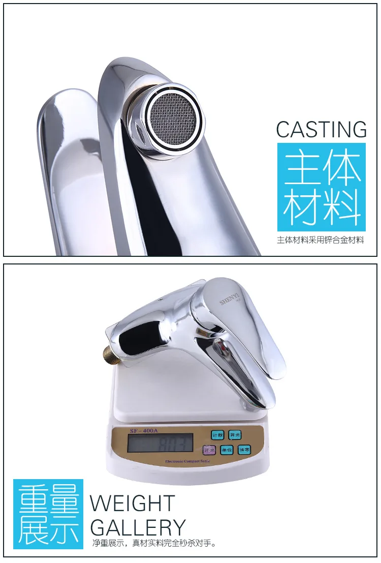 Бесплатная доставка двойной кран для раковины ванной комнаты с горячей и