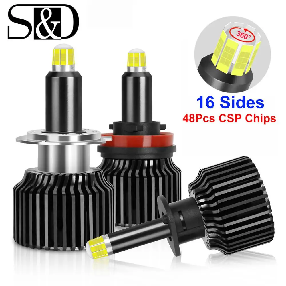 H1 H7 светодиодный H11 H8 HB3 9005 HB4 9006 3D 16-side 48SMD светодиодные фары CSP 50 Вт 18000LM автомобильные лампы 360 градусов 6000K Автомобильная Лампа H1 H7 светодиодный H11 H8 HB3 9005 HB4 9006 3D 16-side 48SMD светодиодные фары CSP 50 Вт 18000LM автомобильные лампы 360 градусов 6000K Автомобильная Лампа