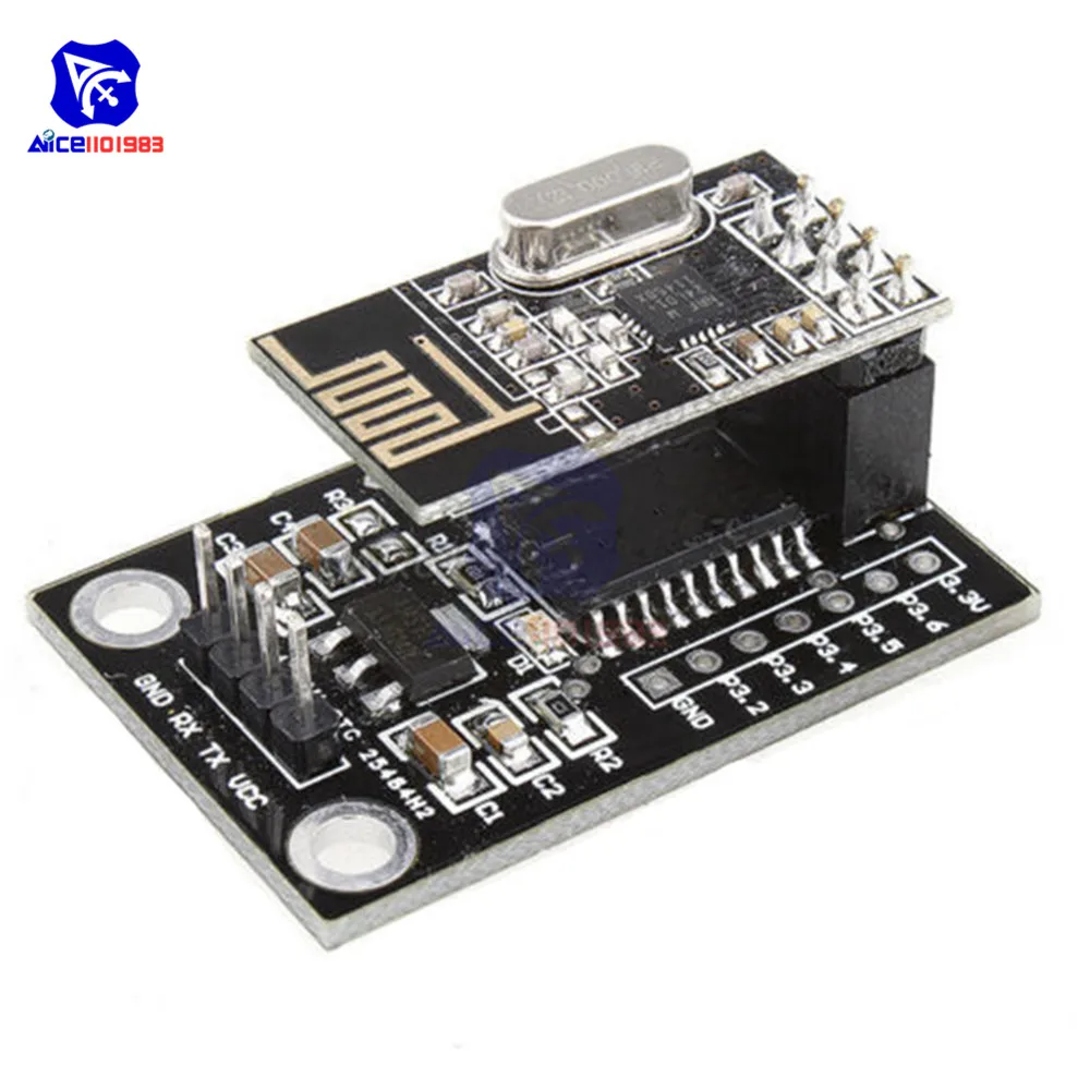 Беспроводная макетная плата MCU STC15F204 NRF24L01 модуль гнезда с 8 | Отзывы и видеообзор