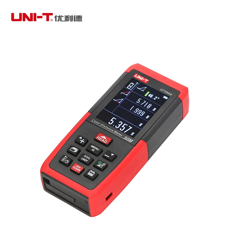 UNI T UT390B + UT391 UT395A UT395B UT395C портативный лазерный дальномер 40 м 50 60 70 100 дальномер|distance