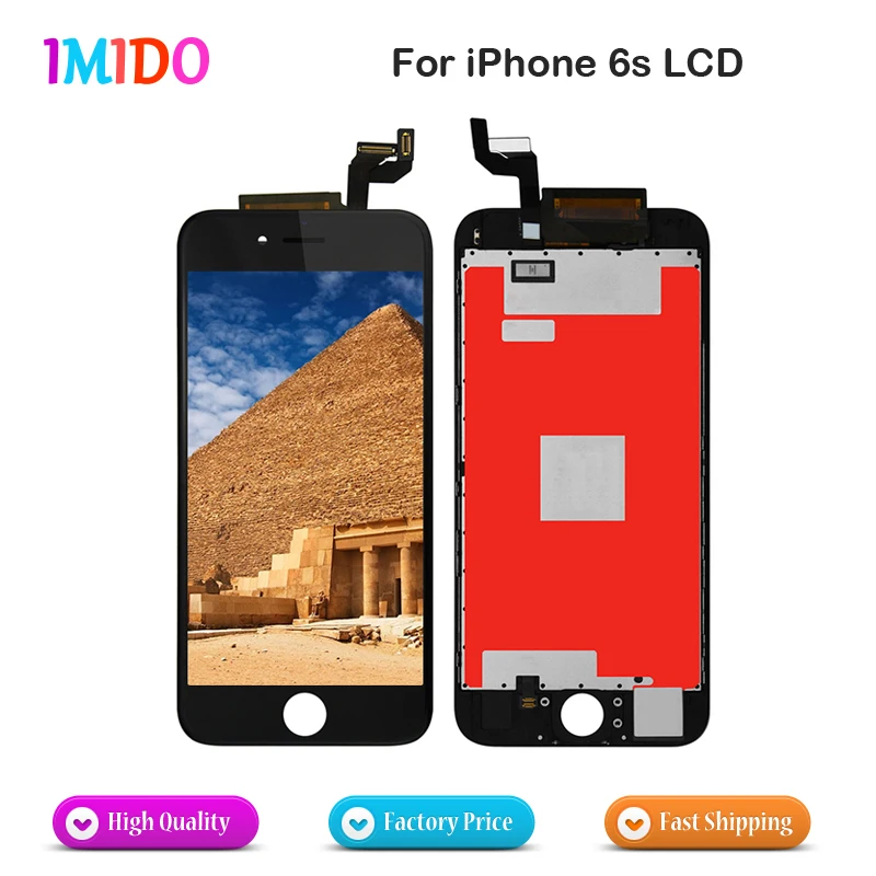 100 шт/партия DHL для iPhone 6 S OEM lcd AAA 4," дисплей без пятна без битых пикселей 3D сила сенсорный экран дигитайзер сборка