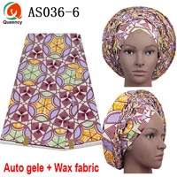 Colored-3 AS036 DHL-Queency замораживание Анкара готов к износу Авто геле матч 6 ярдов хлопок воск ткань - Цвет: Colored-3