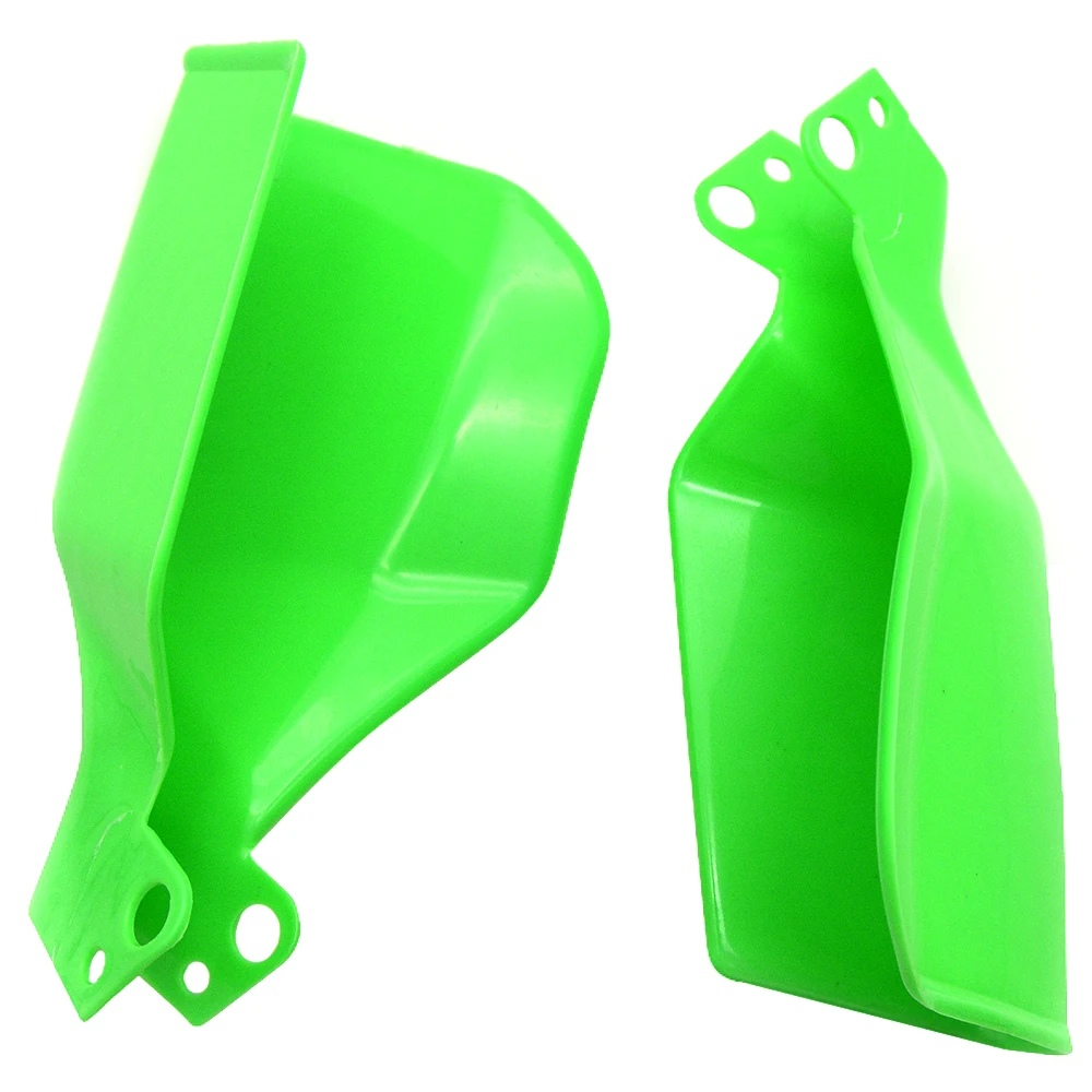 Green 1 pair Для KAWASAKI KX125 KX250 KX 125 250 KX250F KX450F KXF 250 450 KD 200 220 KDX 200 Пластик moto универсальный ручной защитные ограждения - Цвет: Green 1 pair