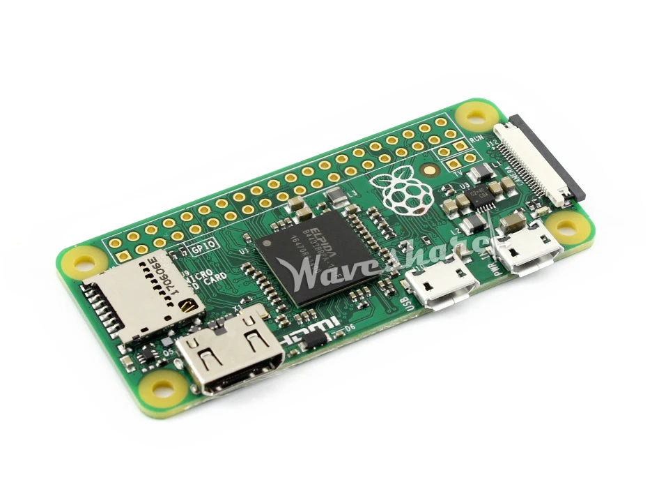 Raspberry Pi Zero V1.3 1 ГГц ARM11 512 МБ ОЗУ недорогой pared-down с коннектором для камеры CSI