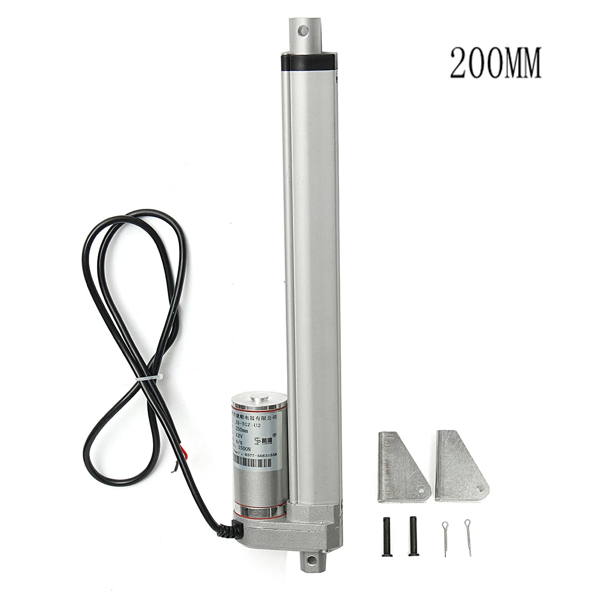 DC 12V 50-300mm 200N ход трубчатый двигатель линейный привод двигателя