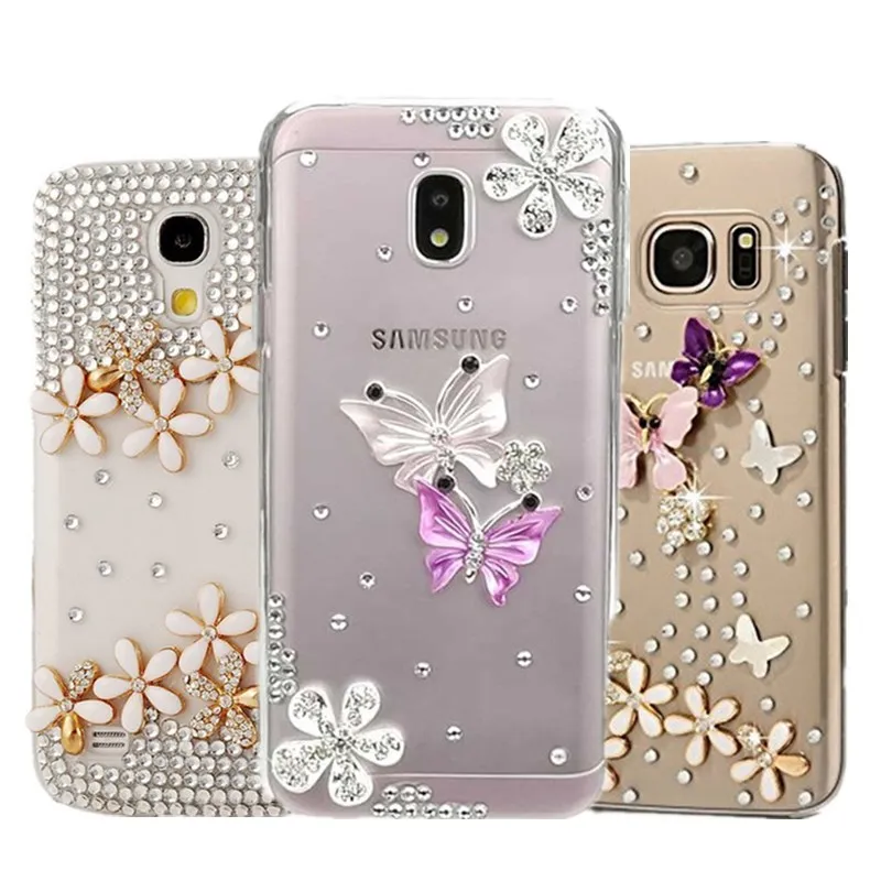 Чехлы со стразами для Samsung Galaxy A30 A50 J6 PLUS 2018 J4 A8 A6 Plus J2 J3 J5 J7 NEO a7 a3 a5 2017
