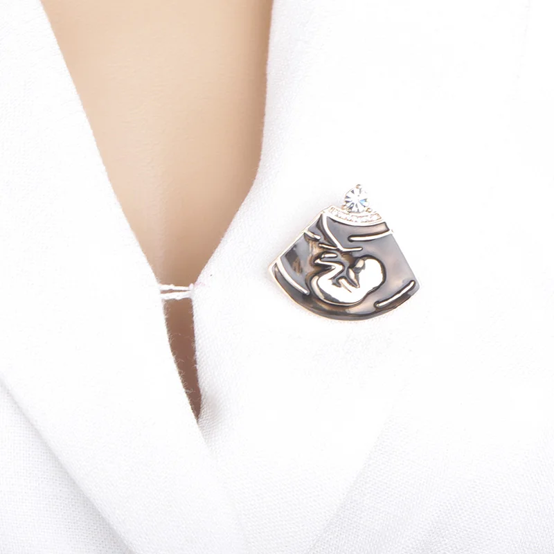 Эмалированные брошки Funmor Embryo для беременных и женщин|Броши| |