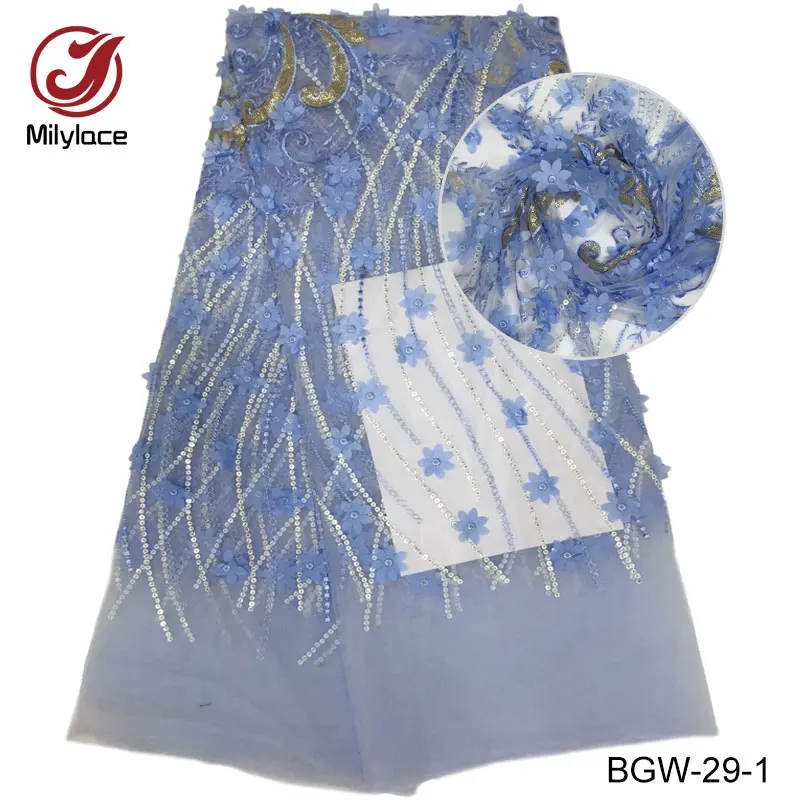 Кружевное платье в африканском стиле с блестками и 3d цветами|tulle lace|french tulle lace3d flower