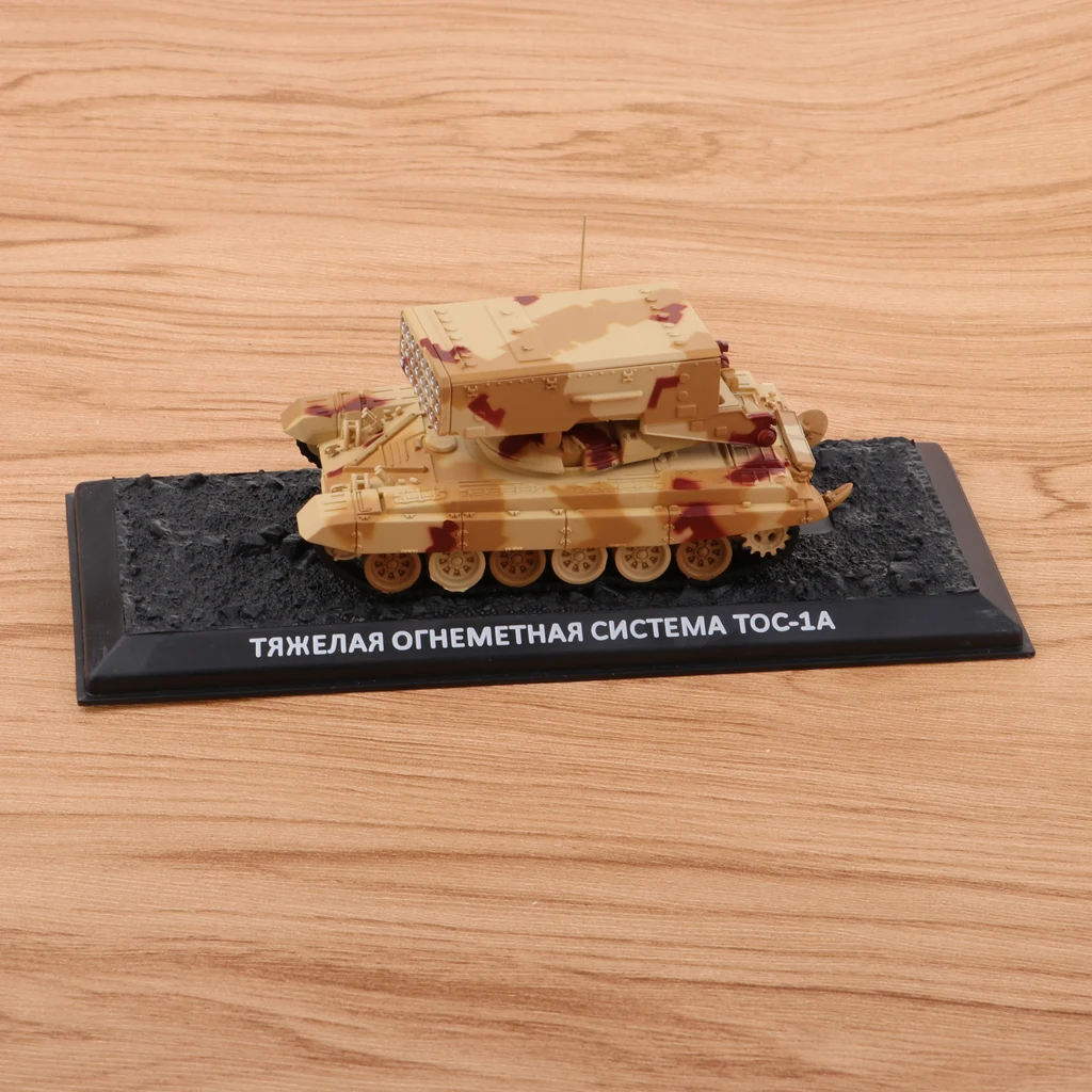 1: 72 Масштаб советская TOS-1A танк военная армейская модель автомобиля для мальчиков Коллекция подарков