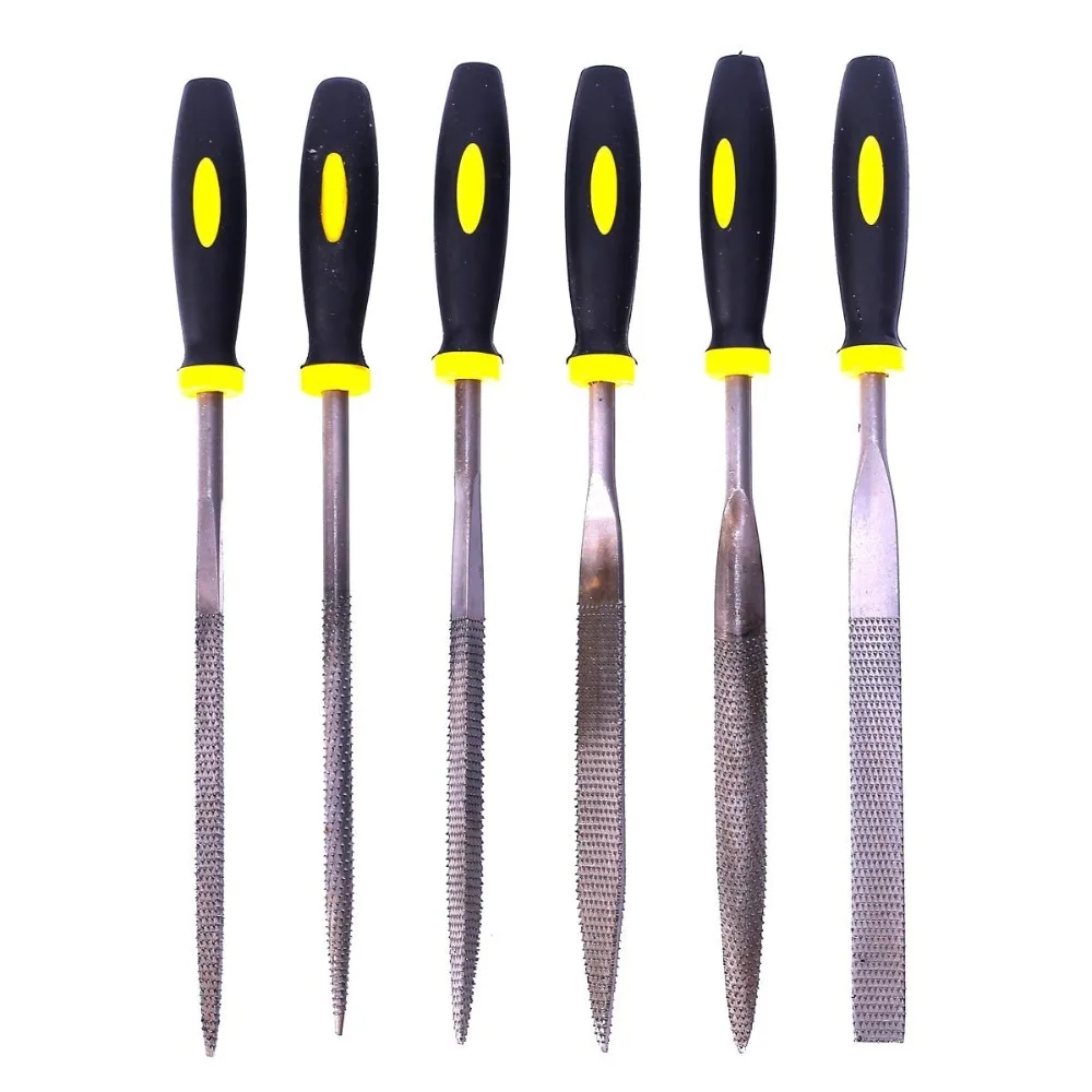 Фото Лидер продаж 6 шт. металл файл Мини Ассорти скрежет Алмазной Иглой файла Repair Tool Лидер продаж 6 шт. металл файл Мини Ассорти скрежет Алмазной Иглой файла Repair Tool