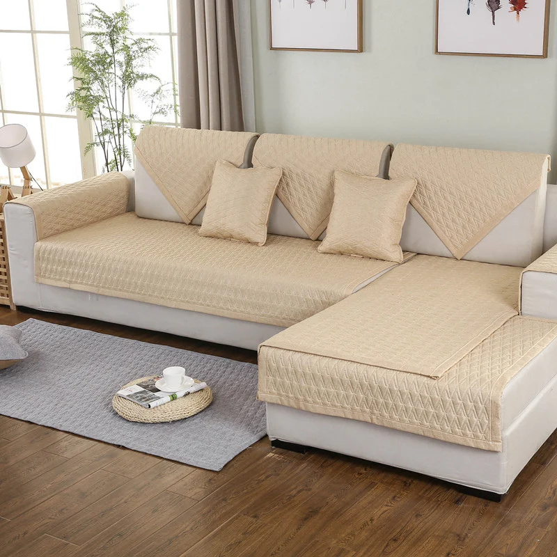 Твердое полиэстерное покрытие для дивана Декоративные Чехлы кресел гостиной не