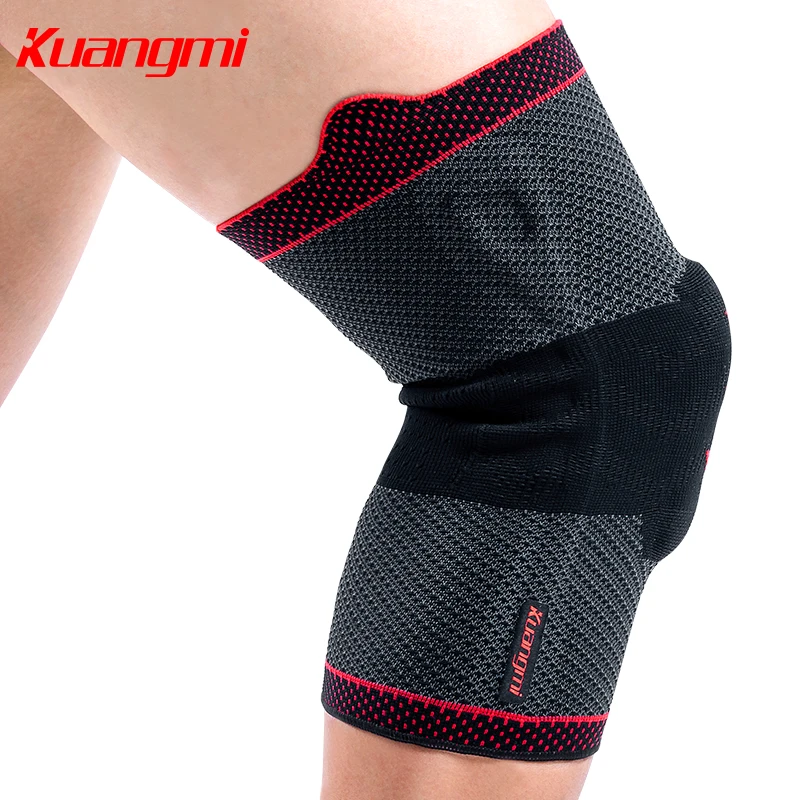 Kuangmi 1 шт. защита коленной чашечки для сжатия наколенников спортивные теплые наколенники для баскетбола волейбола защита на День Благодарения
