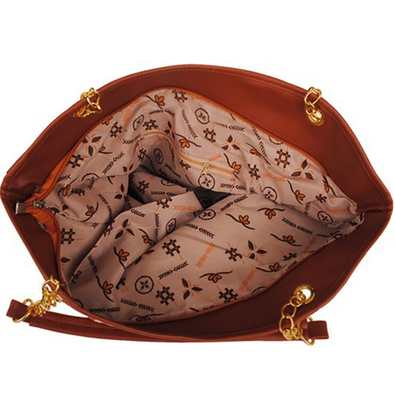 Женская Холщовая Сумка через плечо большая сумка-тоут на лямках цепочка с