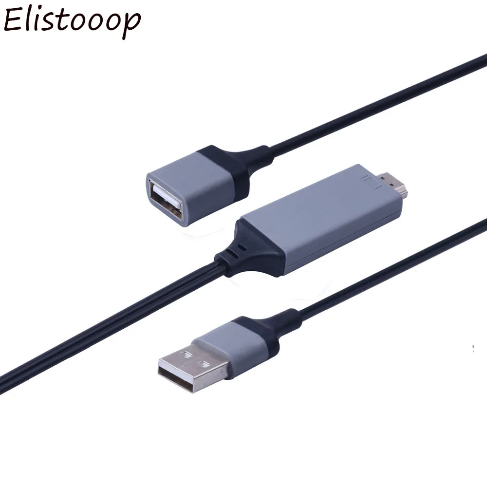 HDTV Цифровой AV адаптер HDMI совместимый кабель USB 2 0 1080P HD видео конвертер для iPhone