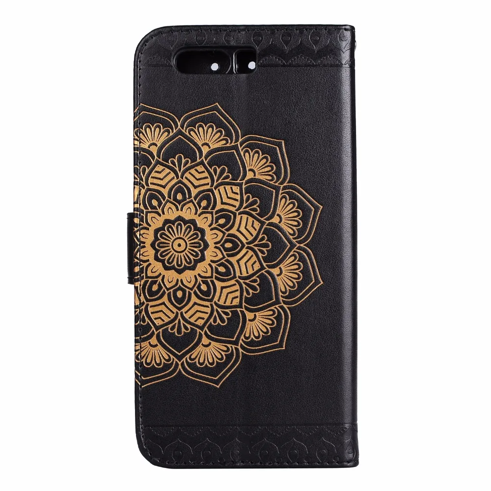 Для Huawei Y5 II Y6 Бумажник Флип тиснением чехол для телефона Мандала Цветок из