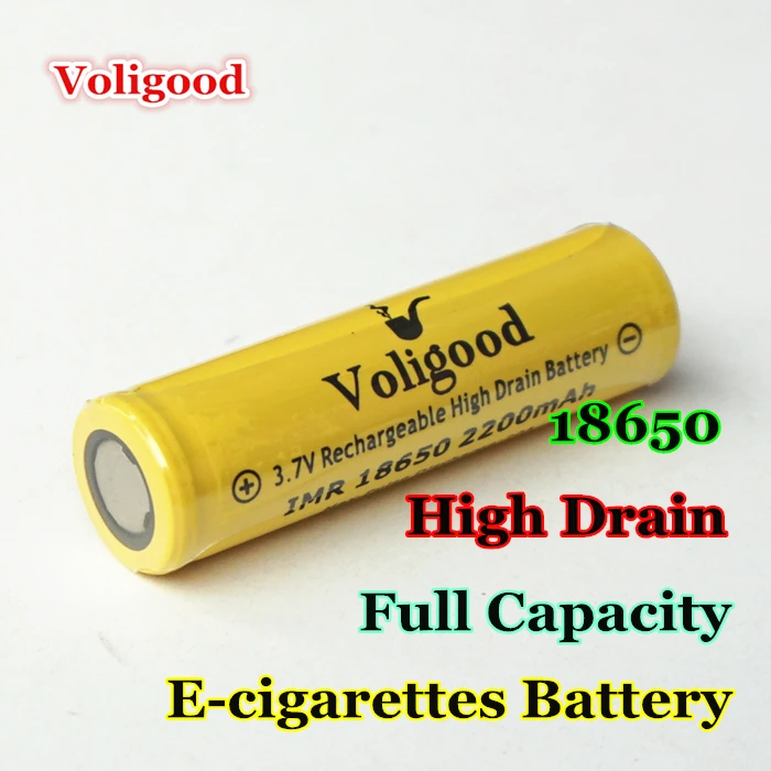 Перезаряжаемые литий ионные аккумуляторные батареи Voligood IMR 18650 20A 2200mAh 3 7 V|imr 18650|cell