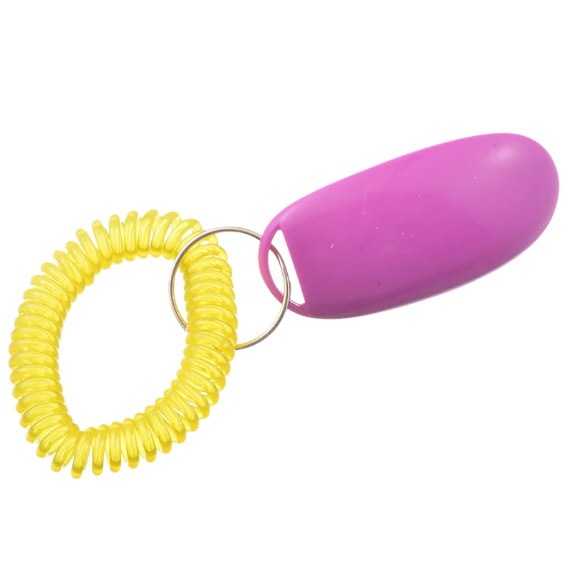 Universal Remote Portable Animal Dog Button Clicker Sound Trainer Pet Training Tool Control Wrist Band Accessory