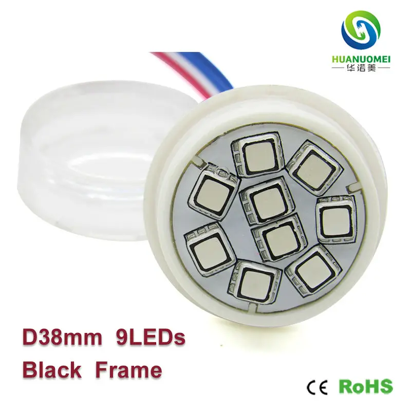 Адресная СВЕТОДИОДНАЯ 12 в 38 мм 9 светодиодов ucs1903 5050 rgb smd Водонепроницаемая