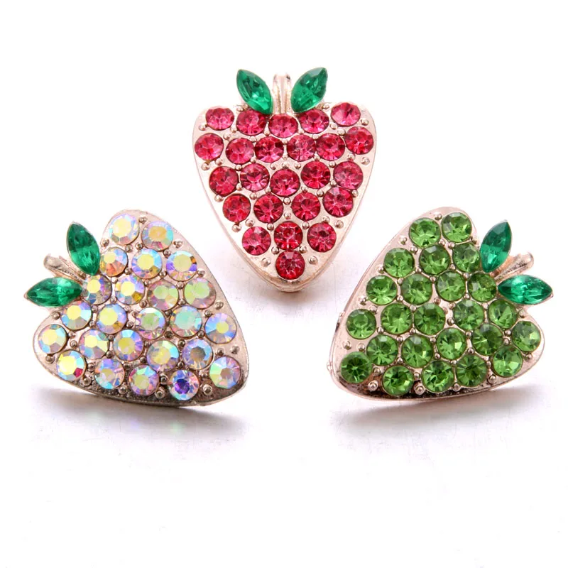 A1766 10PCS High Quality 18mm Snap Button Jewelry Flower Heart wings Snap Buttons Fit Snap Bracelet for Women Love Snaps Jewelry - Окраска металла: A1766