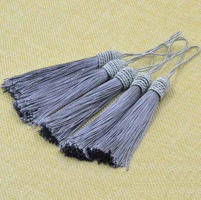 

wholesale top quality 10cm Colorful Tassel blue & mixed Charms DIY Jewelry apparel bag Pendant parts 50pcs/lot Free shipping