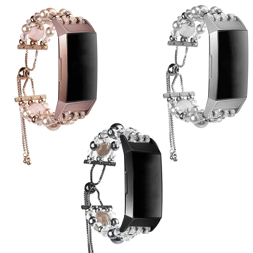 Новые модные ювелирные изделия из нержавеющей стали с жемчугом и бусинами