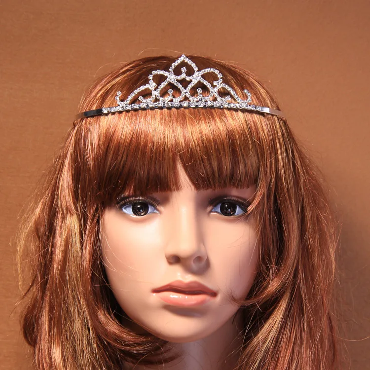 

Hot Sale Tiaras And Crowns Girls Bridesmaid Bride Crown Tiara Comb Wedding Hair Accessories Bridal Hair Head Jewelry