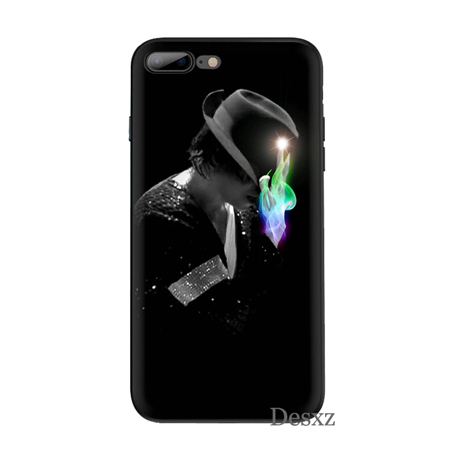 B4 Силиконовый ТПУ чехол для телефона Майкл Джексон для iPhone 11 Pro X XS Max XR iPhone 6 6s 7 8 Plus 5 5S SE защитный чехол - Цвет: B4