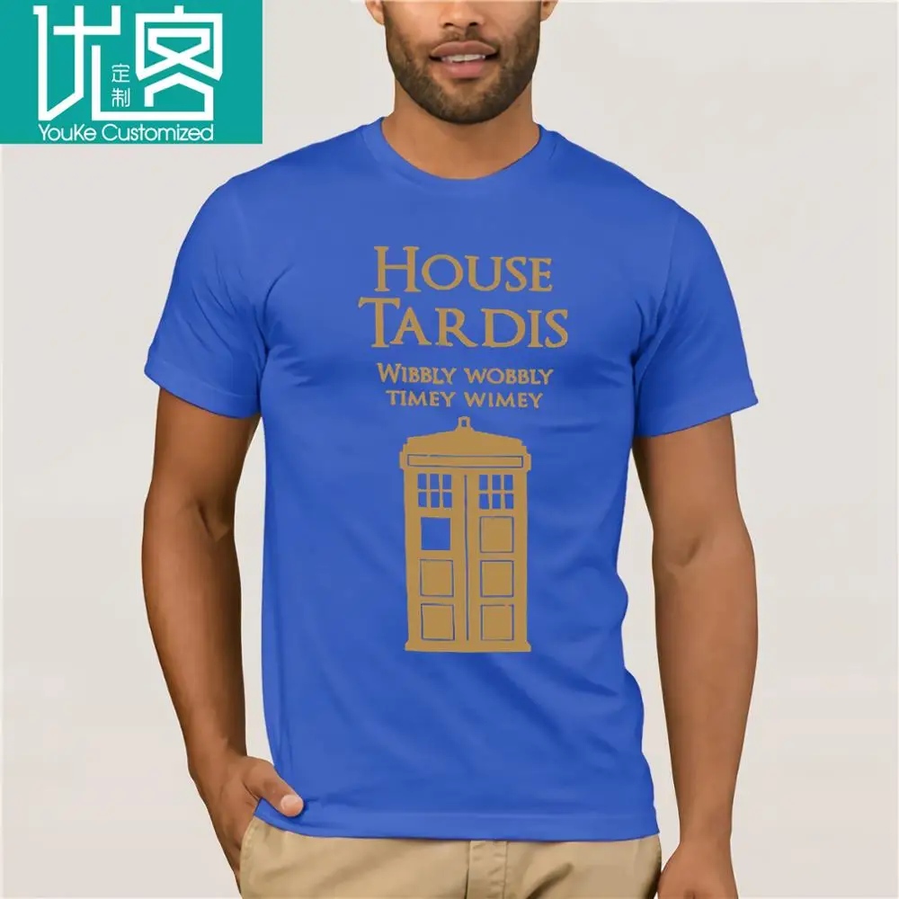 Doctor Who Игра престолов дом ТАРДИС Мужская футболка | одежда